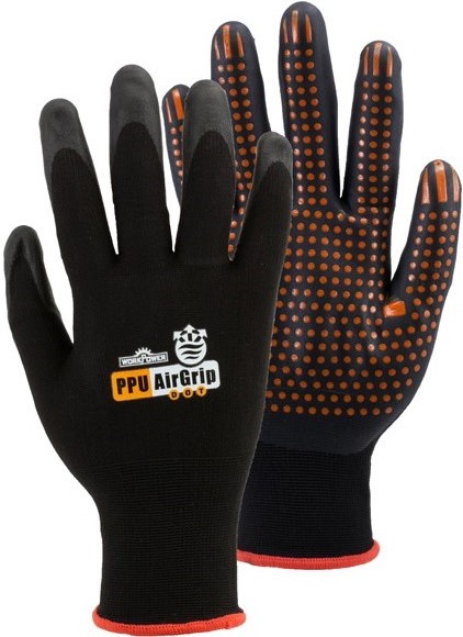 12036_airgripdotPwBDTfLouP7va Work Power Airgrip Dot PPU protective gloves with knobs