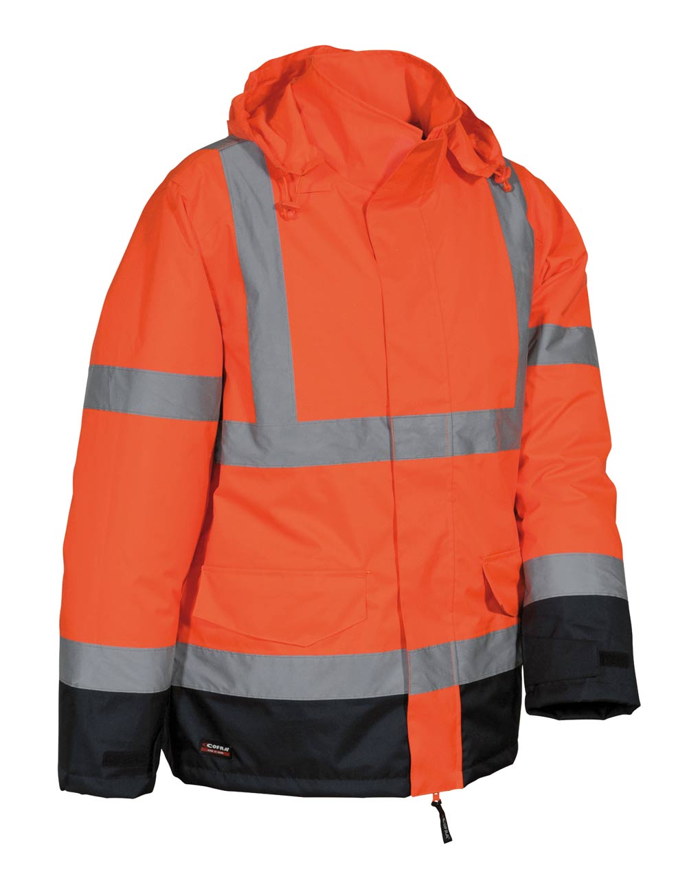 5bac83eb-71f4-472a-80ab-712ec0a8018e COFRA Namsos V543-0 Warnschutz-Regen-Polsterjacke