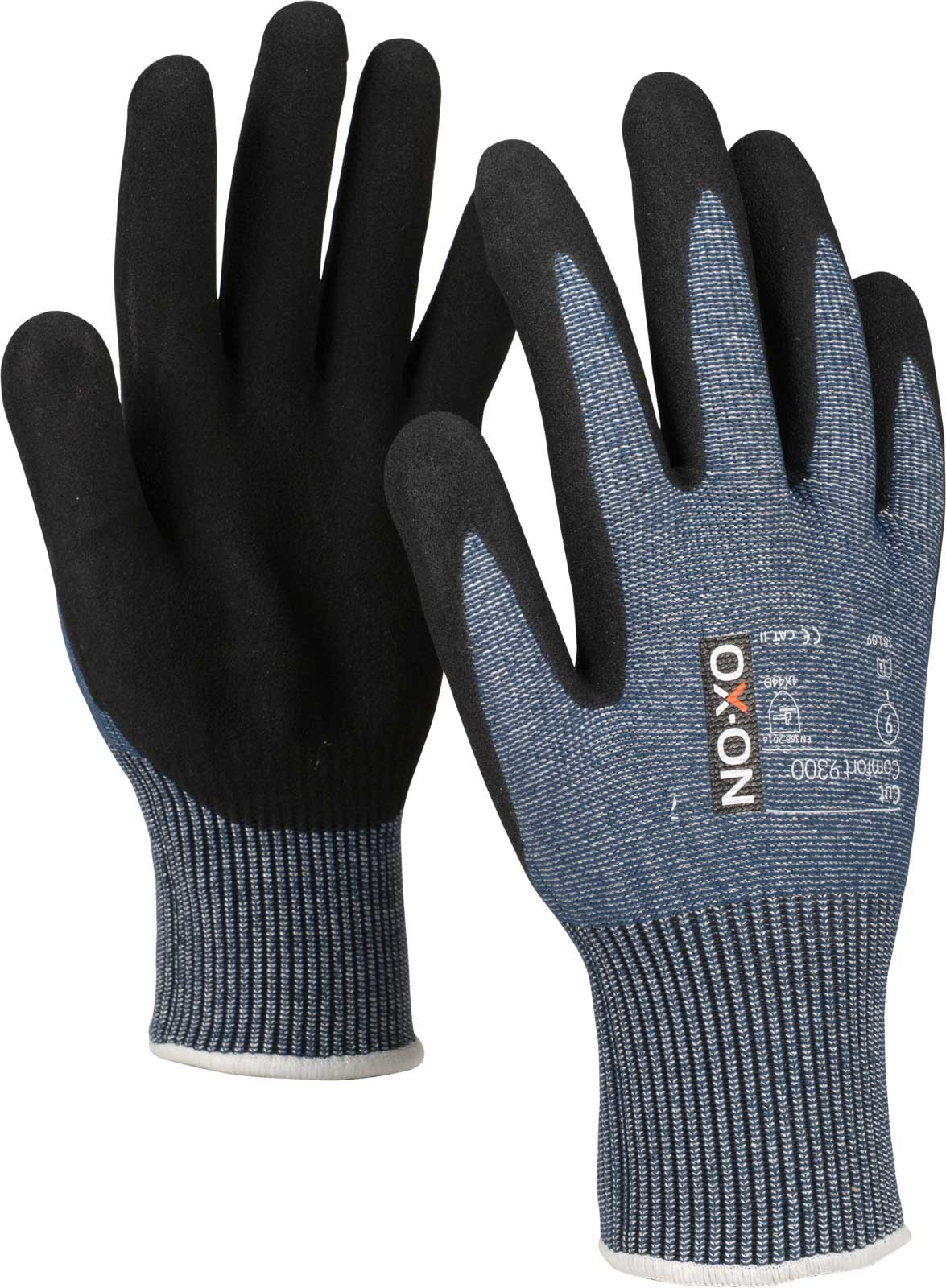 OX-ON Cut Comfort 9300 nitrile cut protection gloves Level D