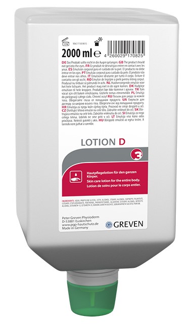 Greven Lotion D 2 liters Vario bottle