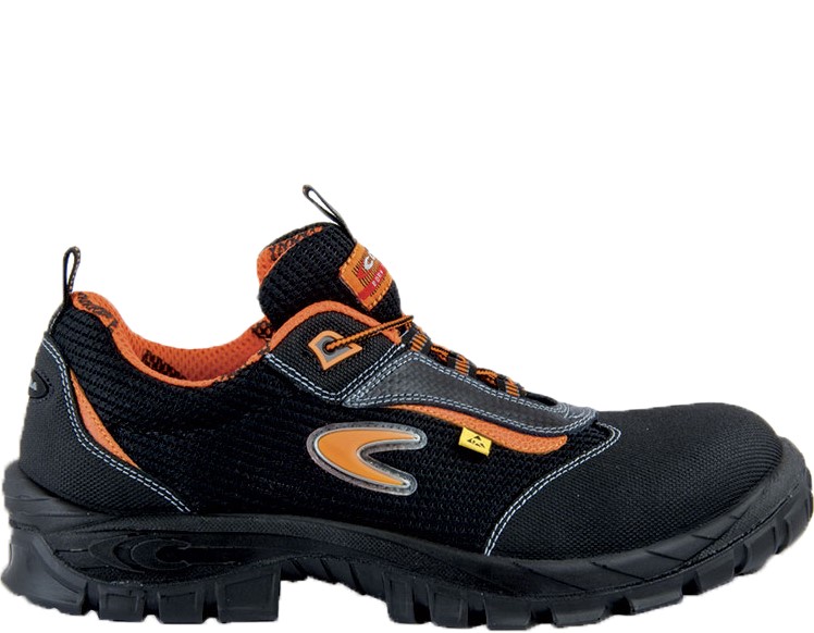 aegirONxuIqV4tqSBR COFRA Halbschuhe AEGIR S1 P ESD SRC schwarz-orange