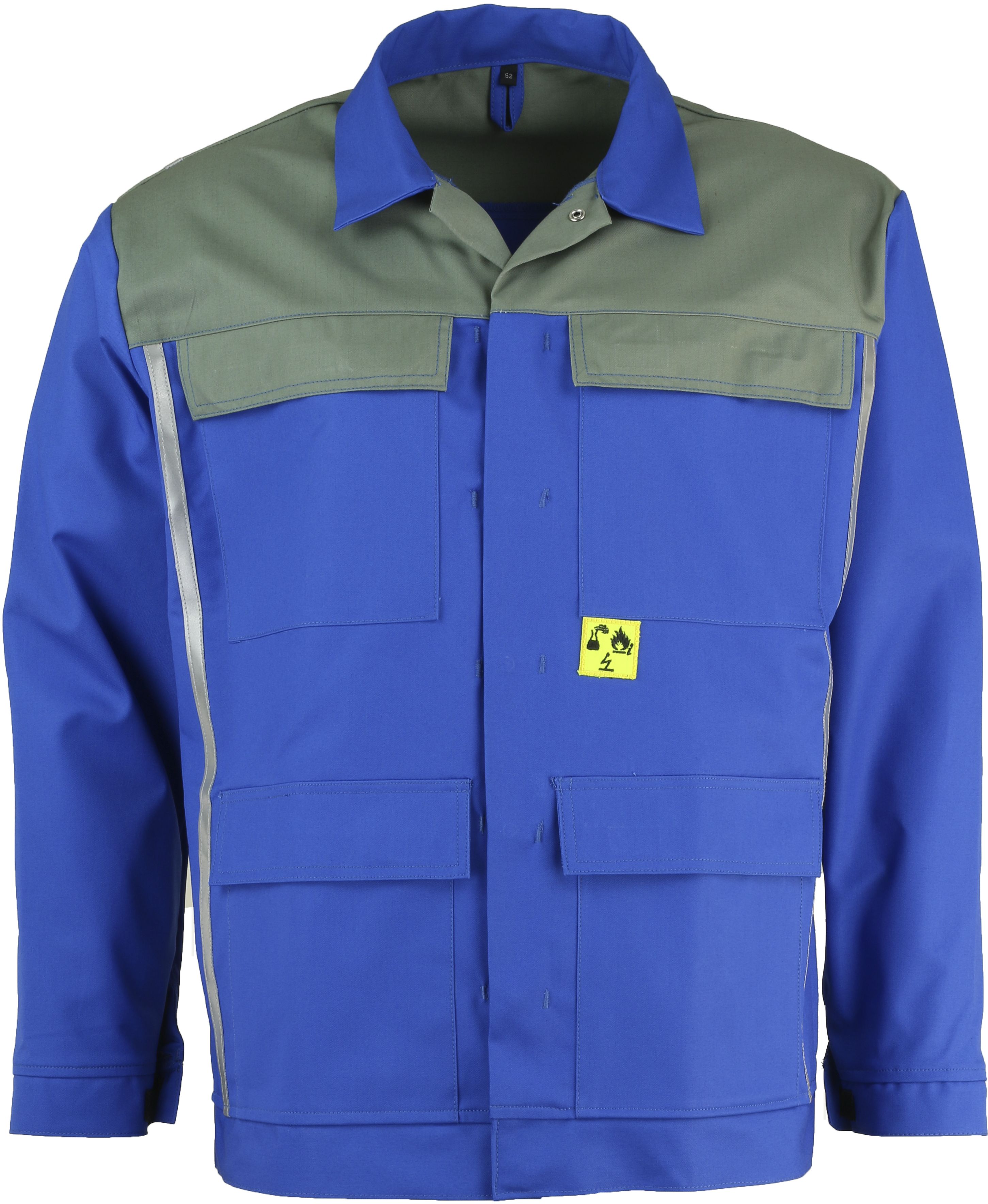 Asatex XAJA130 Multinorm-Bundjacke blau-grau
