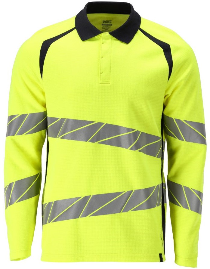 Mascot ACCELERATE MULTISAFE 21383-327 High visibility polo shirt long sleeve