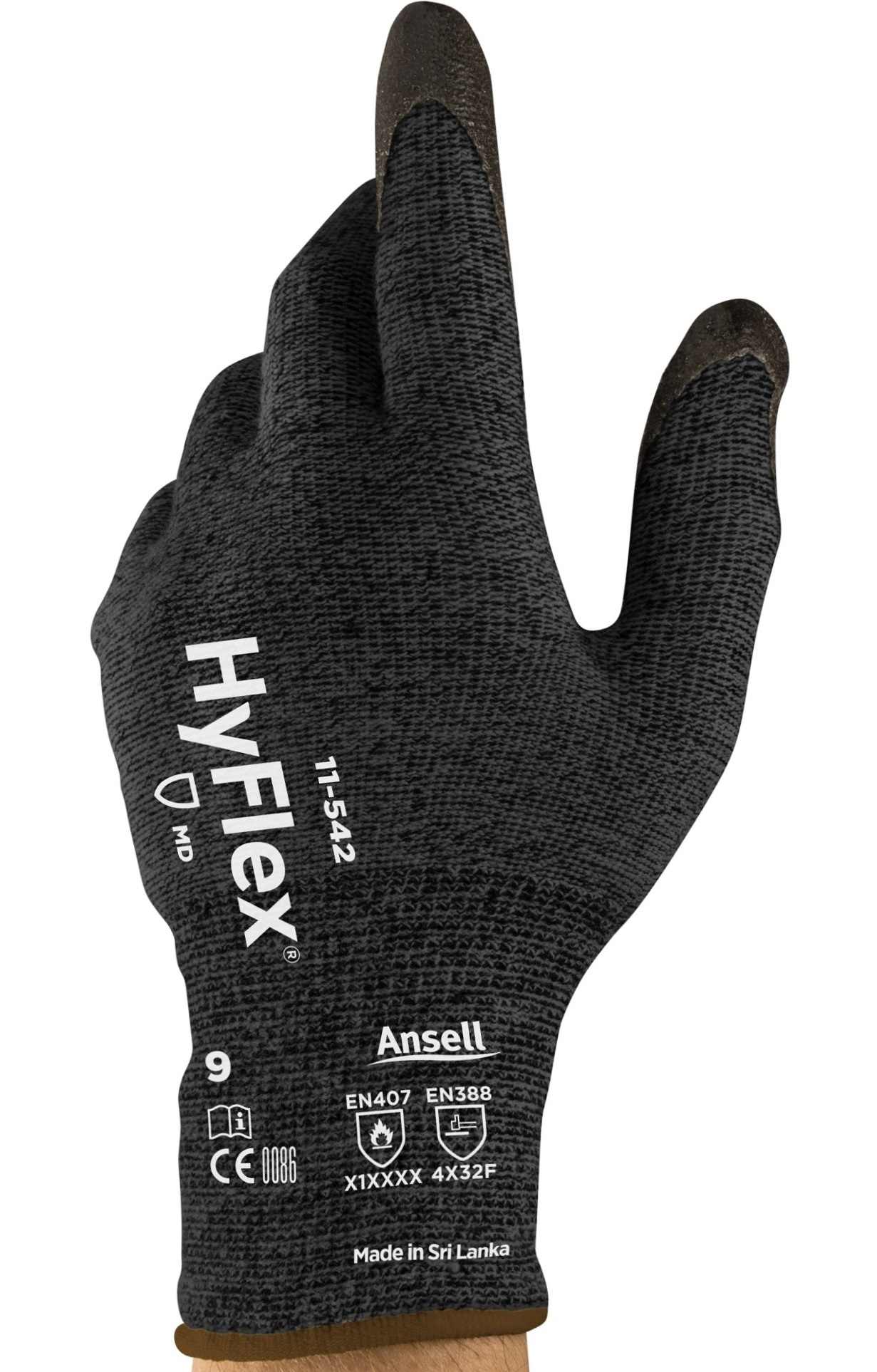 Ansell HyFlex 11-542 Nitril-Schnittschutzhandschuhe Level F
