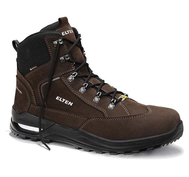 Elten RONAN 976630 Berufsschuh Stiefel XXF GTX brown Mid ESD O2 WR CI