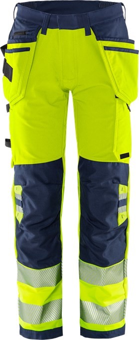 fr17FTTL36AwKKTt Fristads 134188 High Vis Green Handwerker Warnschutz-Stretchhose 2644 GSTP