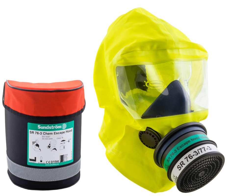 Sundström Fluchthaube H15-1212 SR 76-3 K2-P3 S/M mobil