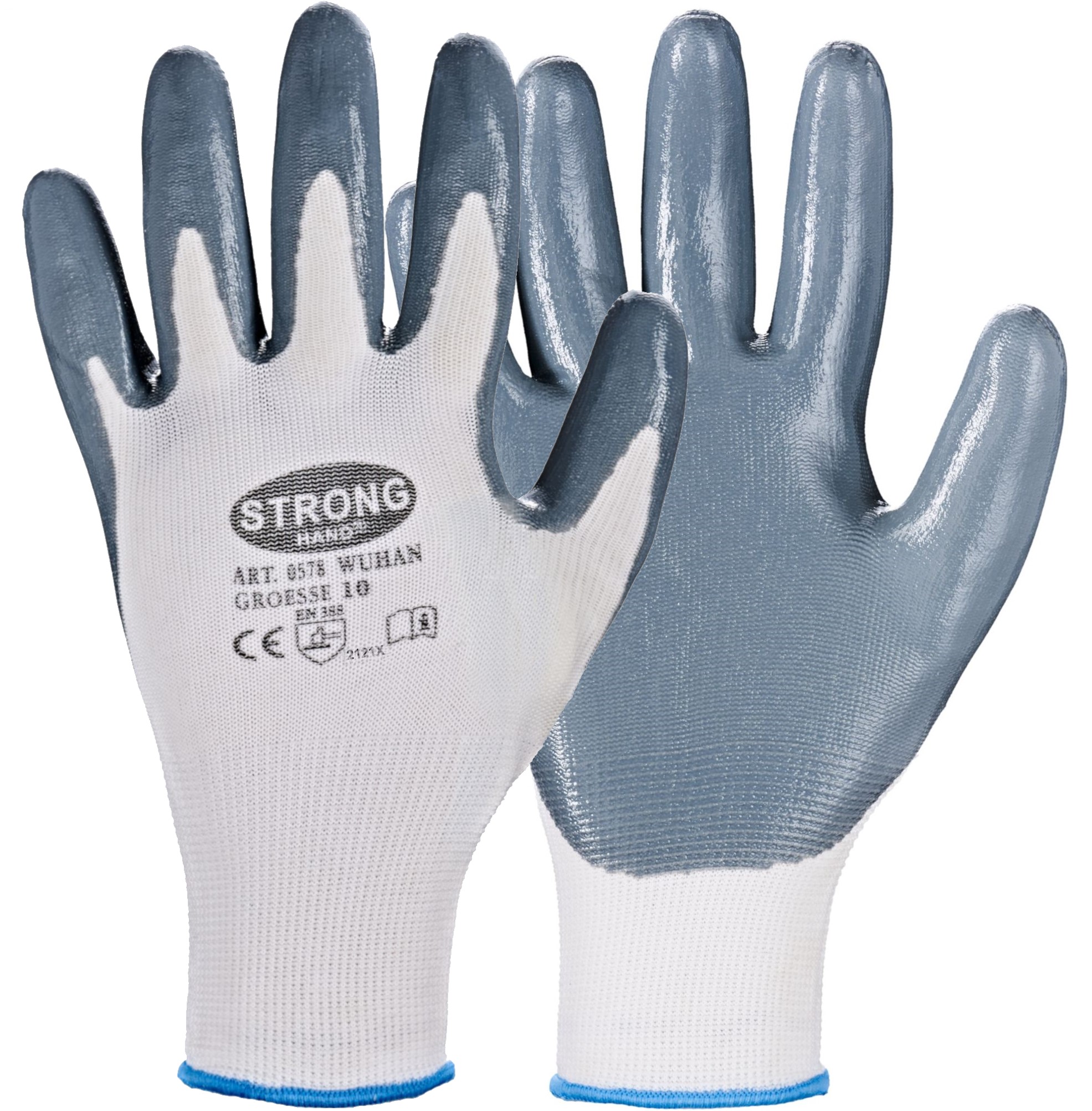 Stronghand 0578 Wuhan Nitril-Schutzhandschuhe | 9 | FE-0578-9