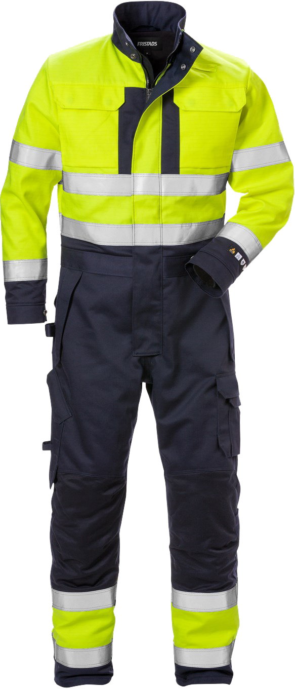 33675ad3a094dfaf603960f91f703902 Fristads 125948 Flame High Vis Winteroverall Kl. 3 8088 FLAM