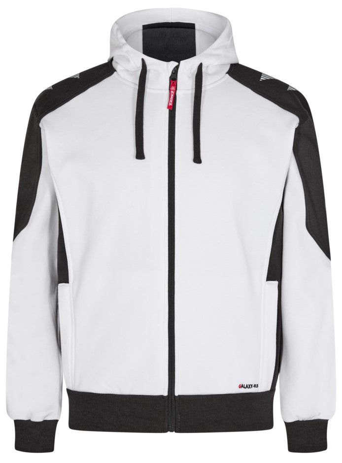 weiß-anthrazit grau