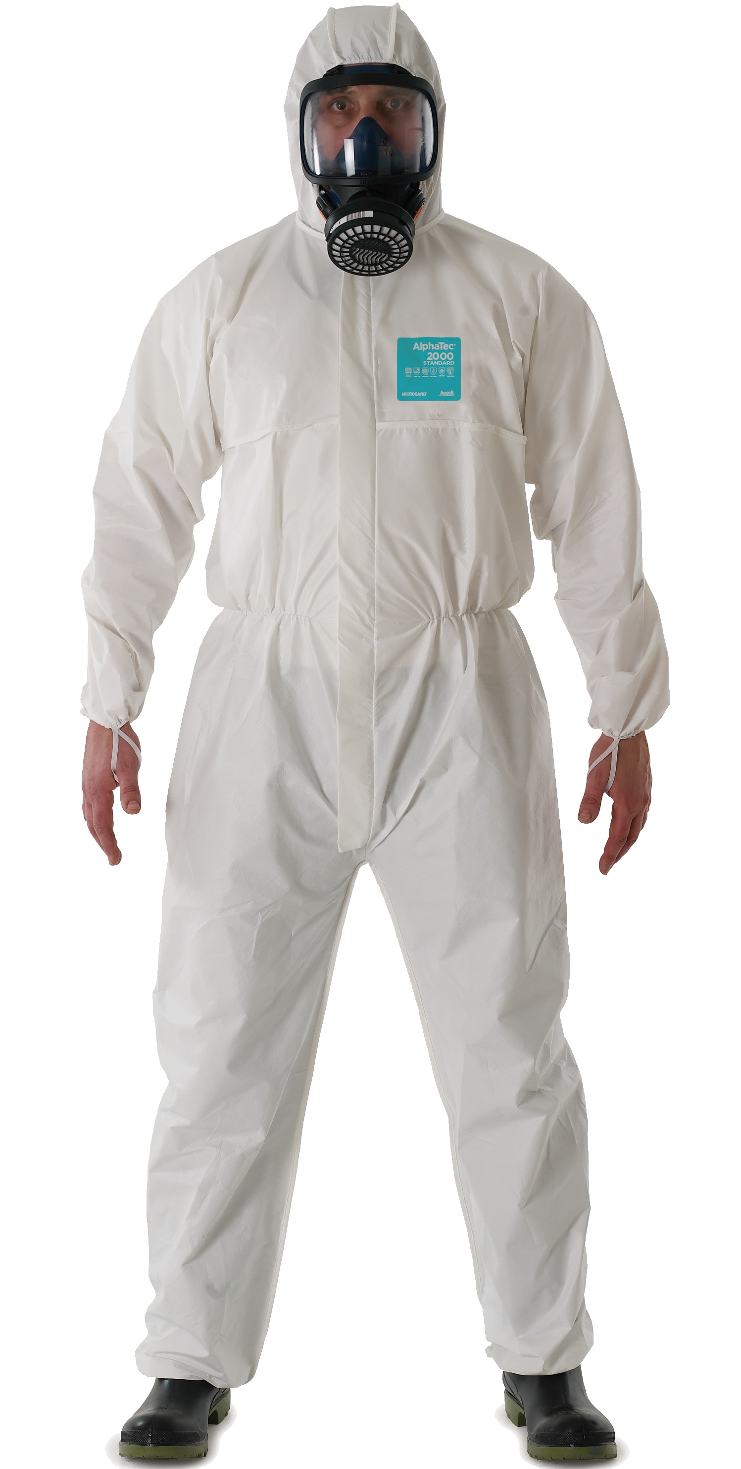 Microgard / AlphaTec 2000 Standard Overall mit Kapuze Modell 111 weiß