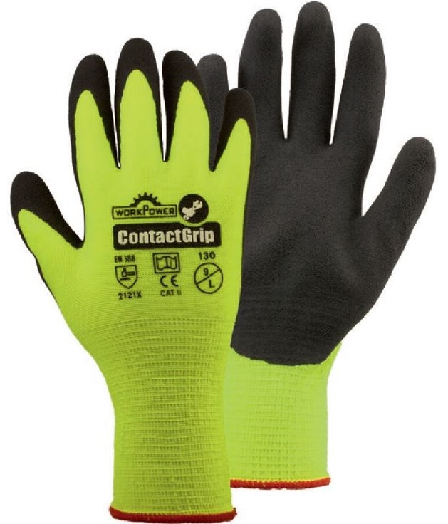 130Drgo2SAvcoush Work Power Contact Grip Latex Protective Gloves