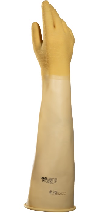Mapa Trident 285 Latex chemical protective gloves