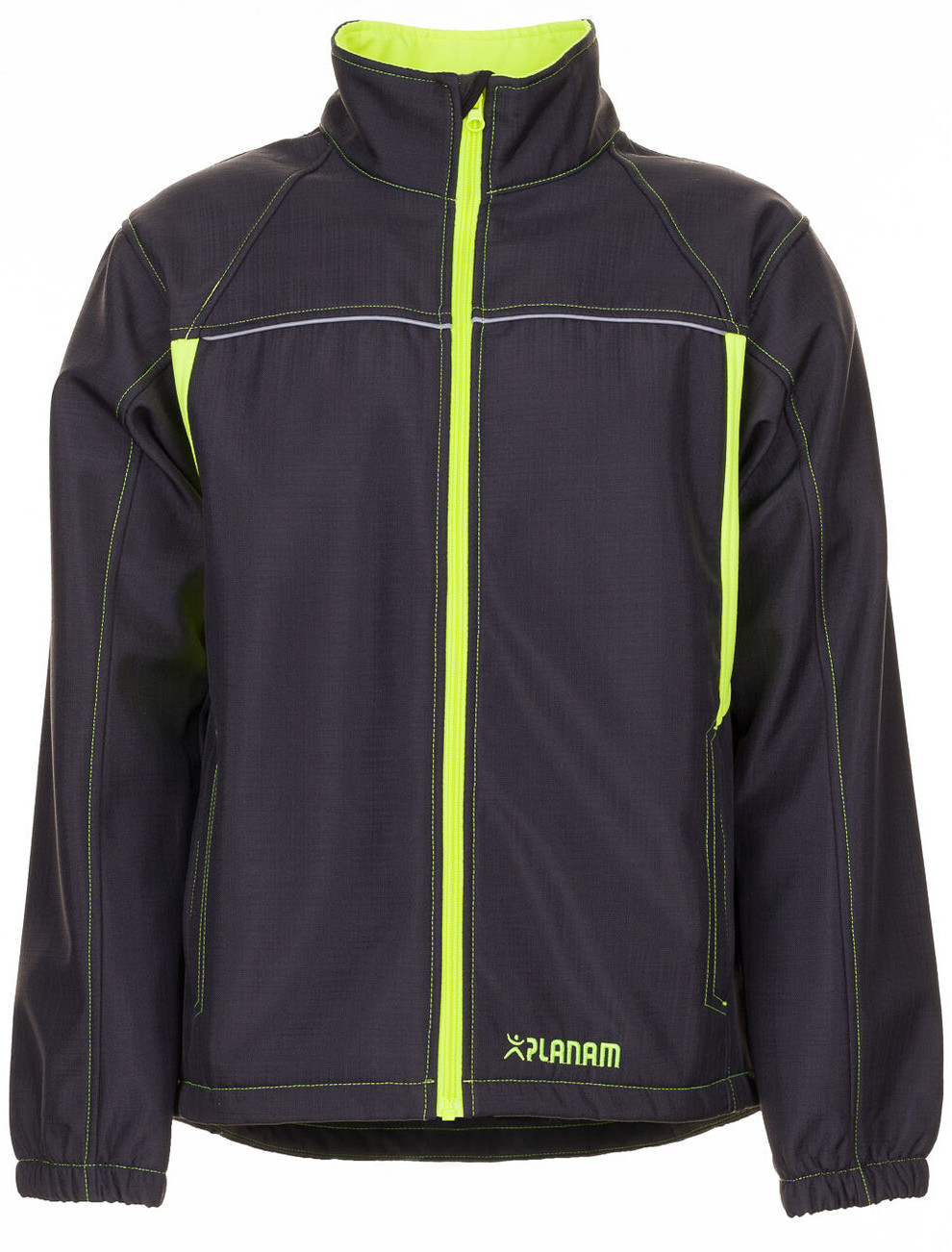 BasaltNeon_6290_360_vorne Planam Basalt Neon Softshell Jacket