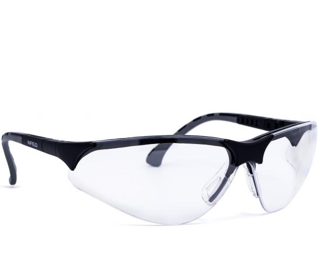 Infield Terminator 9380 006 Bügelbrille schwarz klar