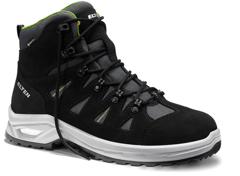 ELTEN safety boots RIWEMO XXP GTX black-green Mid ESD S2 WR CI