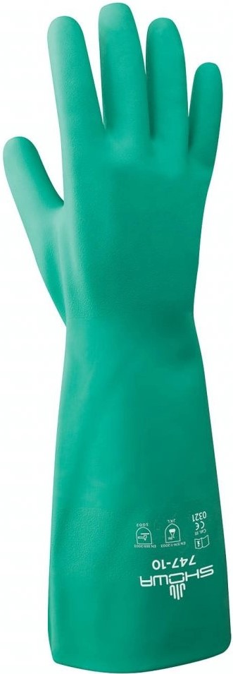SHOWA 747 Nitril-Chemikalienschutzhandschuhe