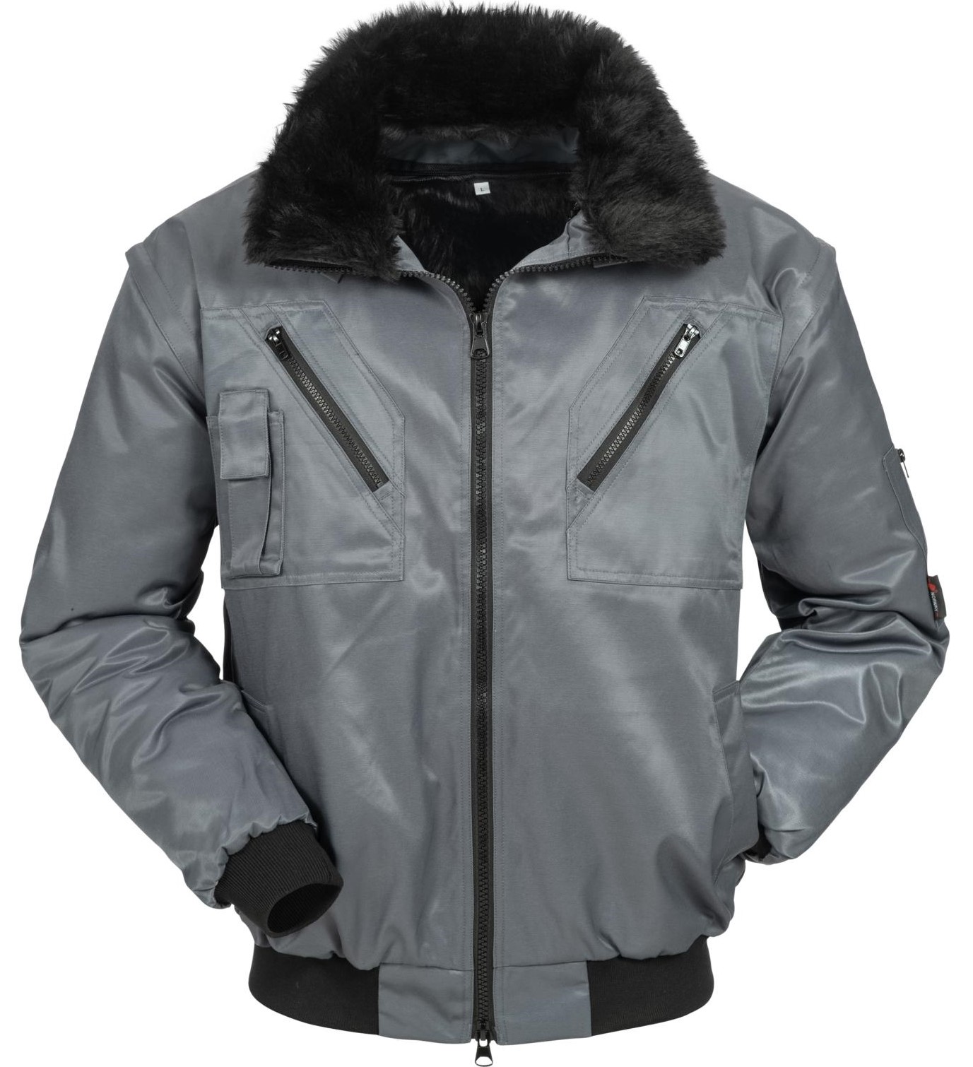 Norway 23617 GRIMO 4-in-1 Pilotjacke grau
