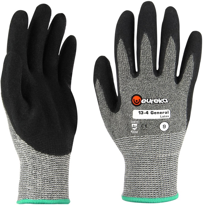 13-4gla-1 eureka 13-4 General Latex Cut Protection Gloves Level F