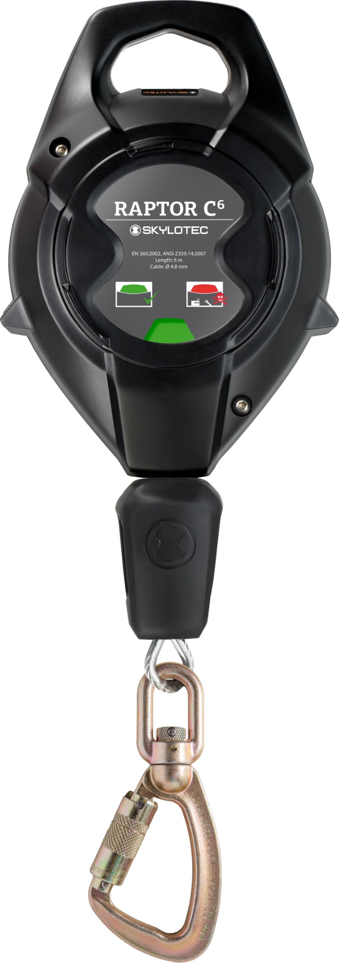 hsg-042-6_s_01 Skylotec RAPTOR C retractable type fall arrester up to 140 kg
