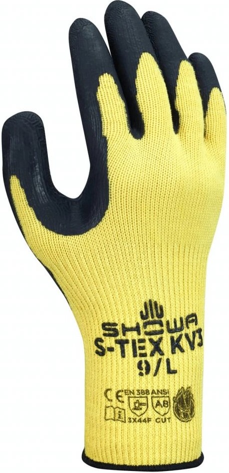 SHOWA S-TEX KV3 Latex-Schnittschutzhandschuhe Level F