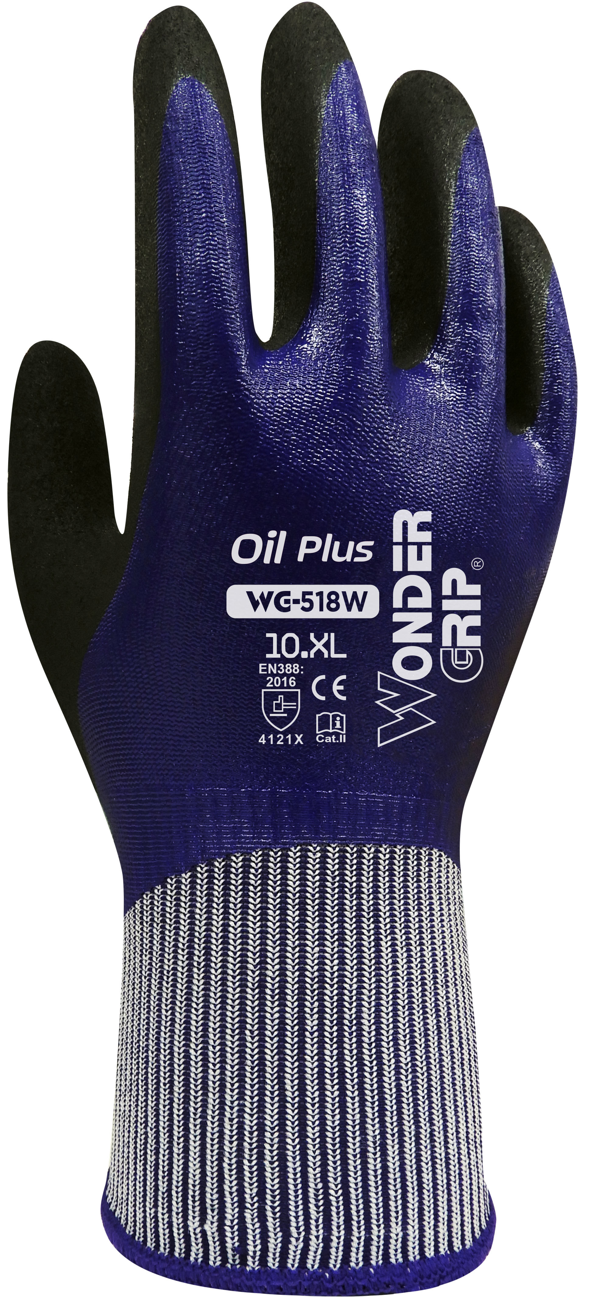 219ffa68-4f58-4d6e-beca-3dc446334a45-0 Wonder Grip Oil Plus WG518W Nitrile coated nylon knitted gloves