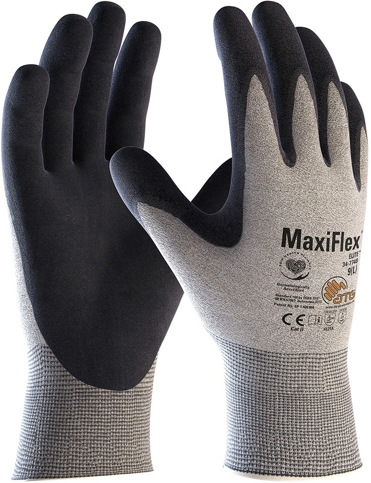 ATG 34-774B MaxiFlex Elite ESD Nylon-Strickhandschuhe