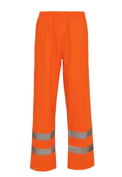 ELKA Rainwear 022403R Dry Zone Visible Regenhose Hi-Vis mit reflektierenden Streifen