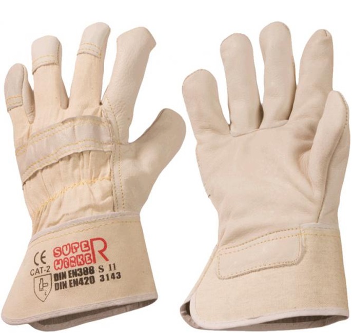 kc-100390-1 Super Worker Cowhide full leather gloves