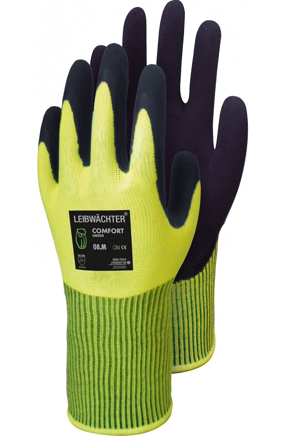 HLW310 Leibwächter LW310 Comfort Latex Foam Protective Gloves