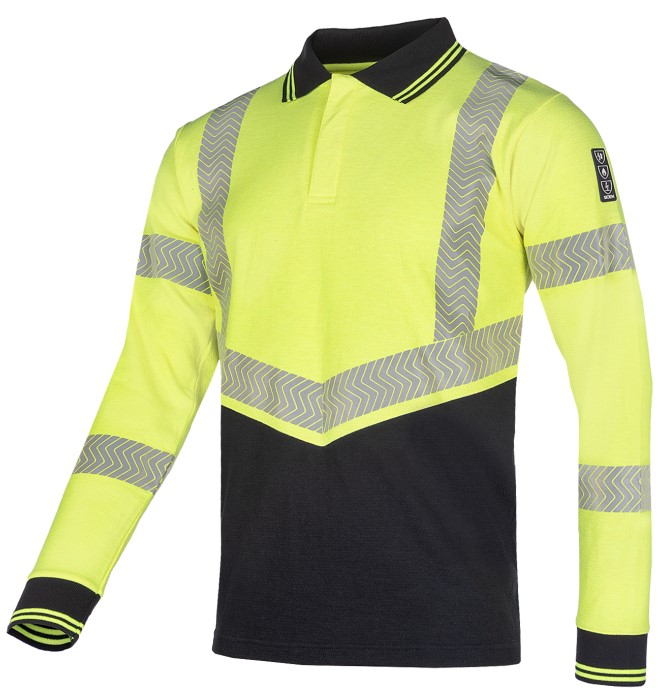 1Op6JaOy8KgQMB Sioen Epsom 742AA2MF4 High-visibility multinorm polo shirt with arc fault protection
