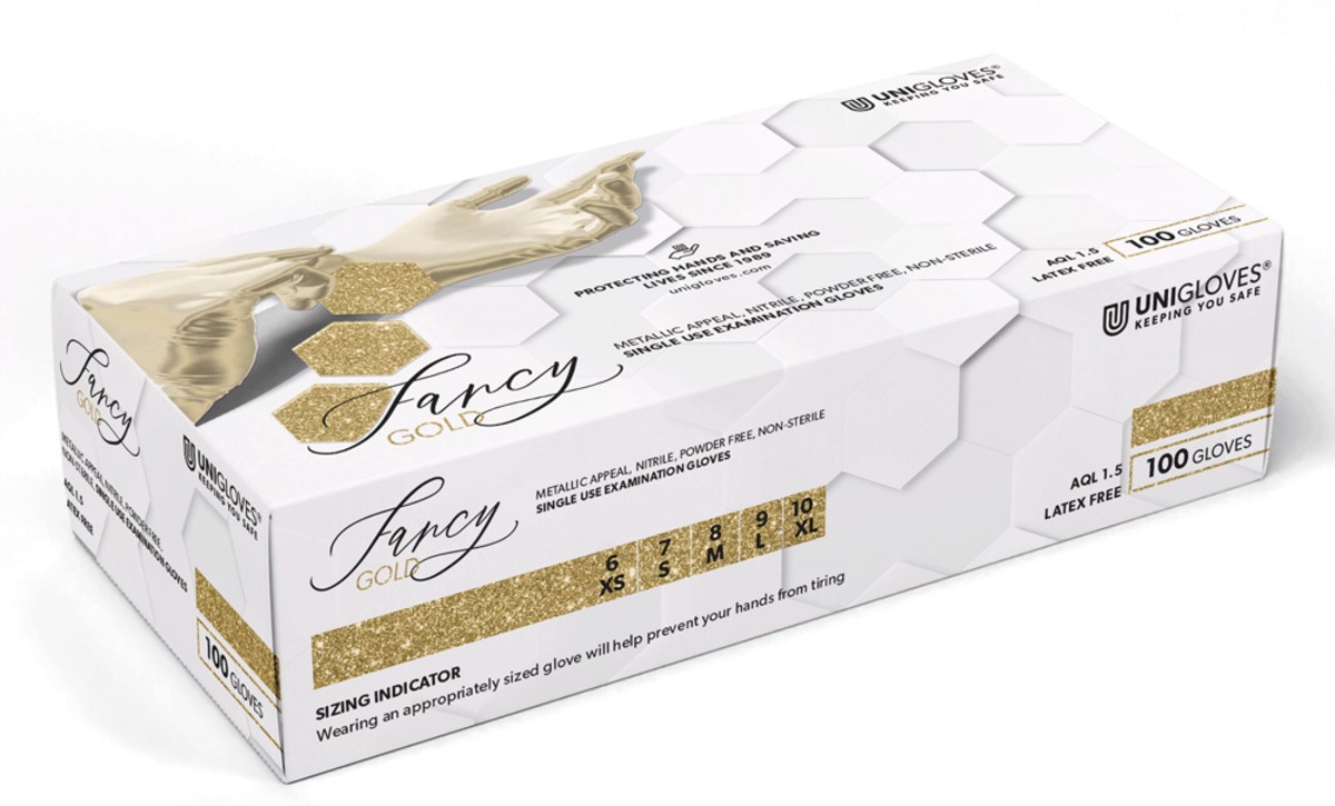 1SefEg00ofQXsm Unigloves Fancy Gold disposable nitrile gloves food safe