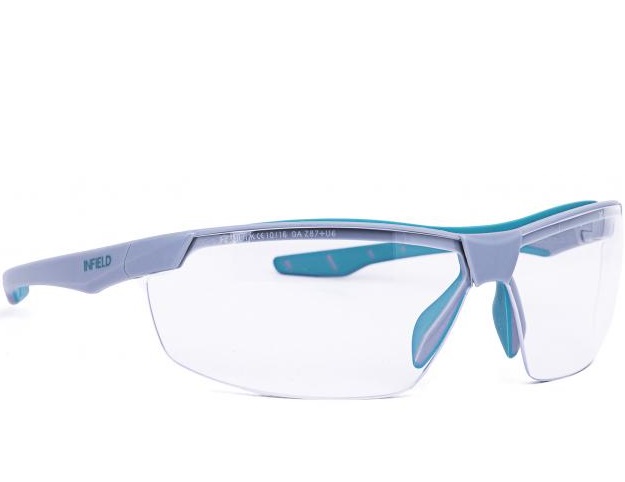 Infield Flexor Plus 9022155 temple glasses grey-turquoise clear