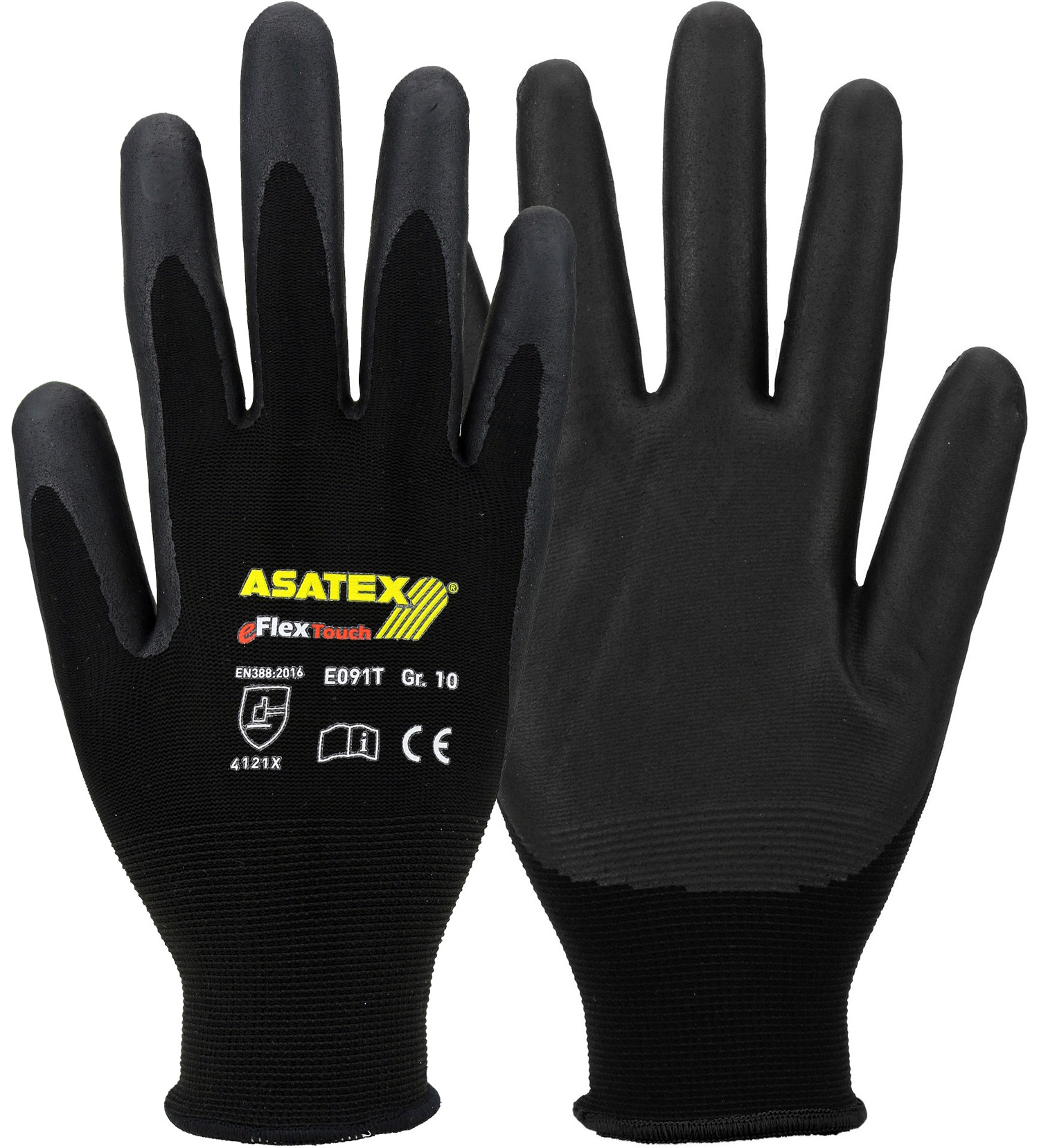 Asatex E091T Nitrilschaum-Feinstrickhandschuhe