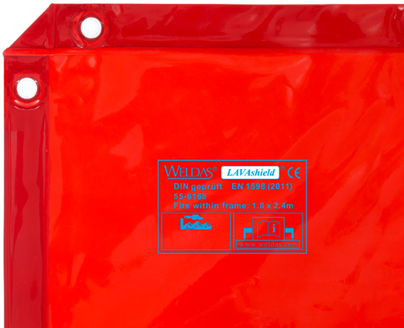 Weldas LAVAshield® 55-6168 Welding curtain 174 x 234 cm