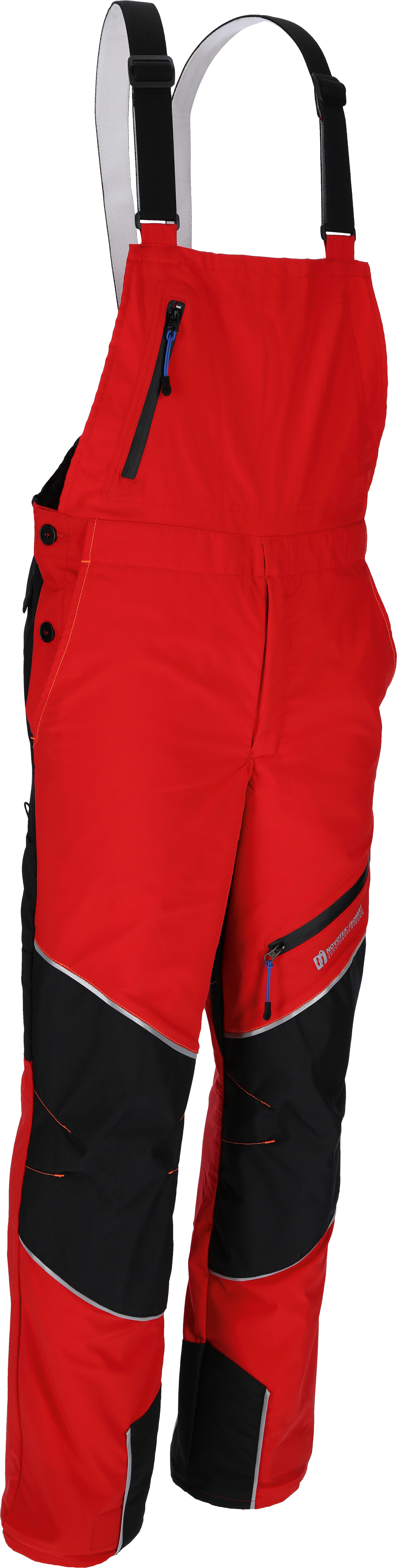 PFSLH Triuso PFSLH Schnittschutz-Latzhose rot-schwarz