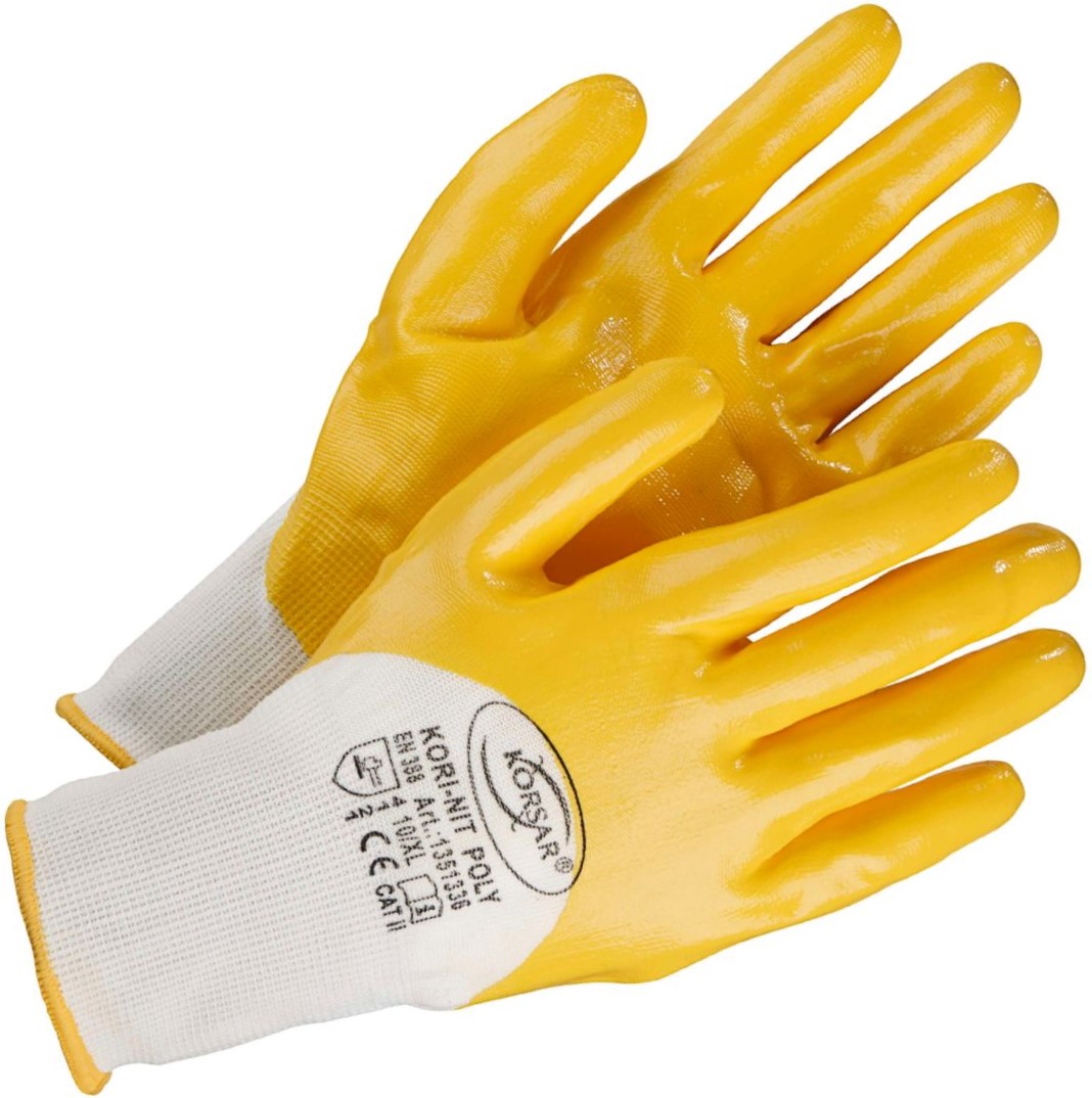 Corsair Kori-Nit Poly Nitrile protective gloves 3/4 coated