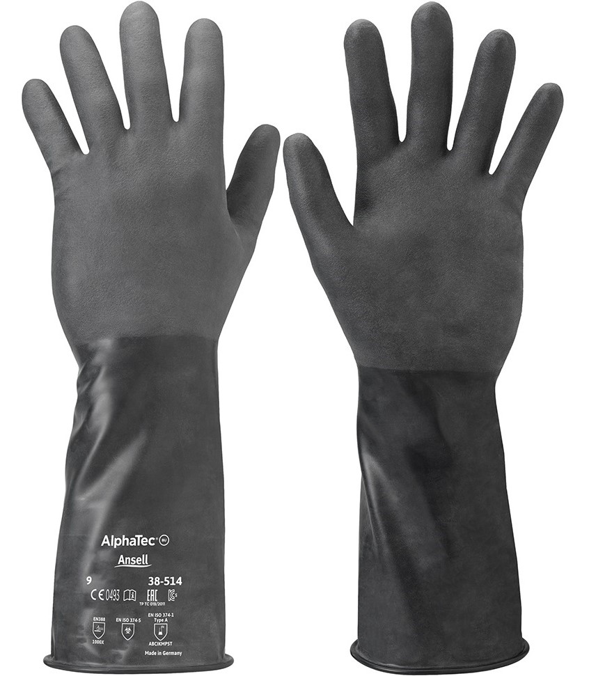 Ansell AlphaTec 38-514 Butyl-Chemikalienschutzhandschuhe