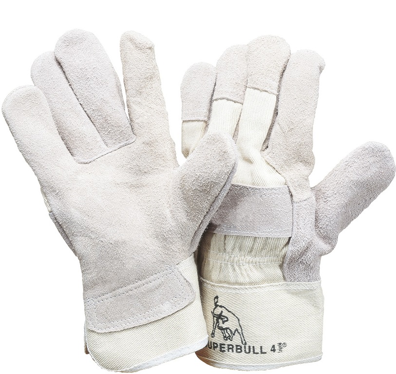 Superbull 4 TOP 1147 cowhide core split leather protective gloves 