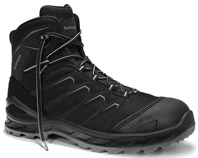 18XJOjBMIPV5t8 Lowa Larrox 5480 Sicherheitsstiefel Work GTX Mid S3 CI black