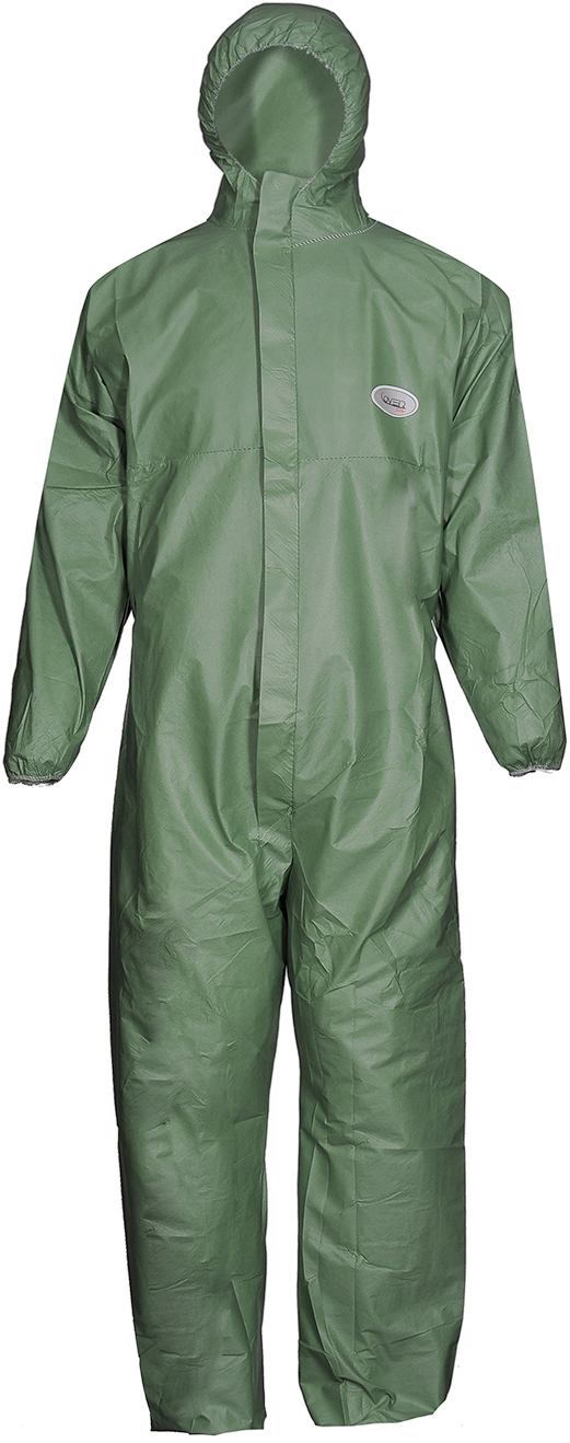 CoverStar CS502 Chemikalienschutzoverall Kat. III Typ 5 + 6 (5B + 6B) grün