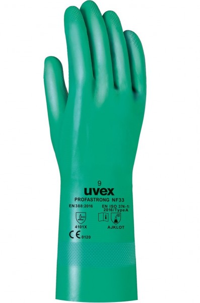uvex 60122 profastrong NF33 Nitril-Chemikalienschutzhandschuhe