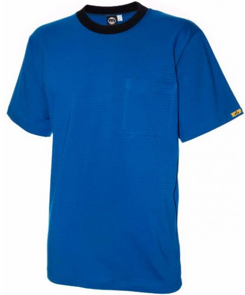 ESD T-Shirt kurzarm kornblau 150g/m²