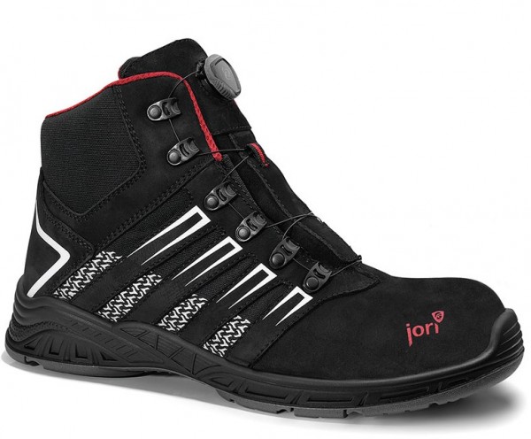 Jori Twist BOA | Industriebedarf 16761 | schwarz S1P S1 Arbeitsschutz Schuhe | CAS-Technik S1 Mid - | Sicherheitsstiefel Fußschutz Schnürstiefel 